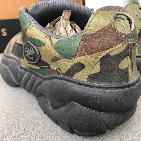 BN SWEAR ALTERNATIVE ‘90s Streetmix platform soles, Green Camouflage, Size 41eur - Picture 4 of 4